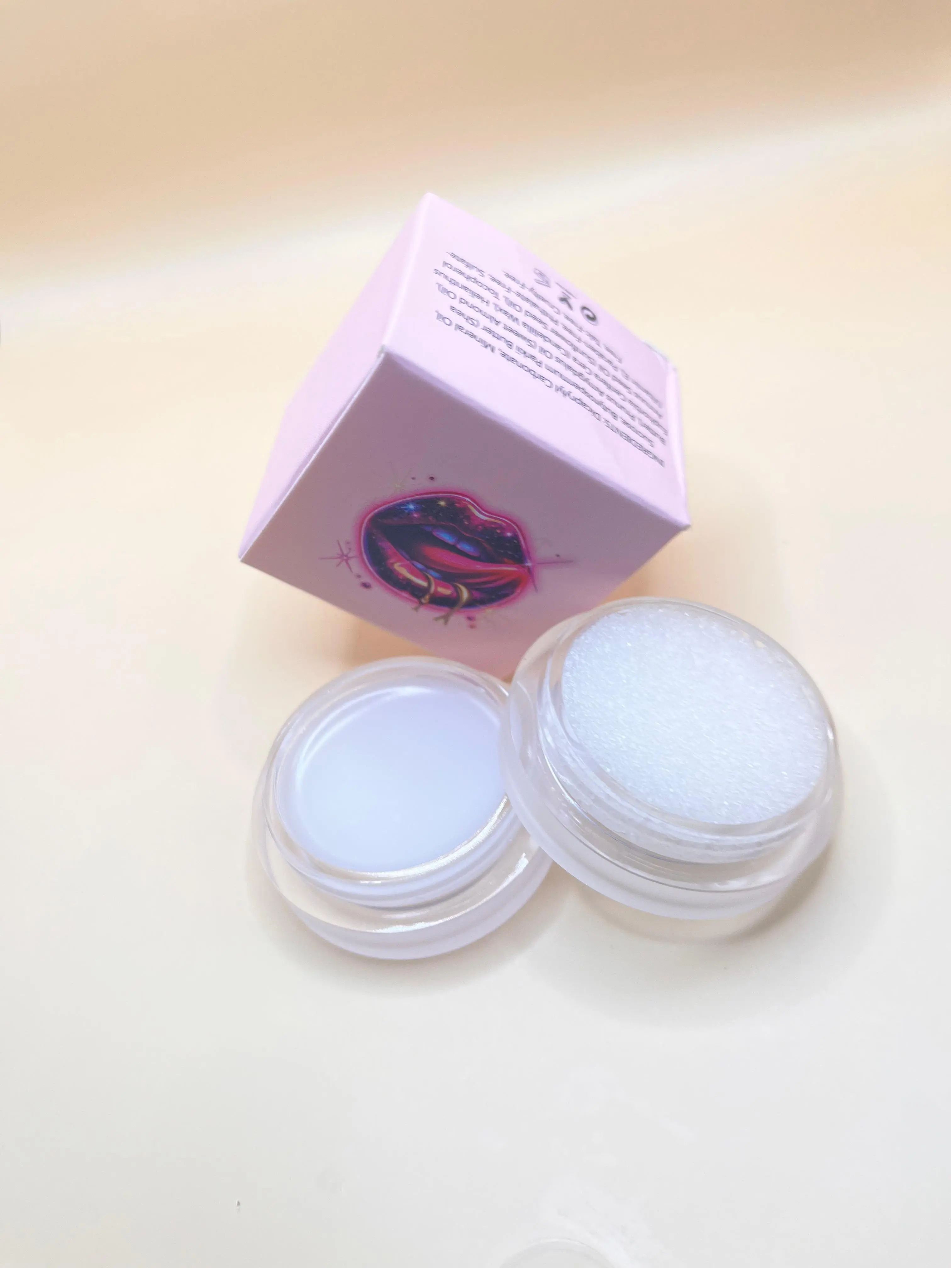 PJ 2-in-1 Sugar Lip Scrub & Balm, Exfoliating Treatment for Daily Use to Moisturize and Smooth Lips