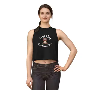 TrueAim Customs Logo Crop Top — Women's Branded Graphic Tank