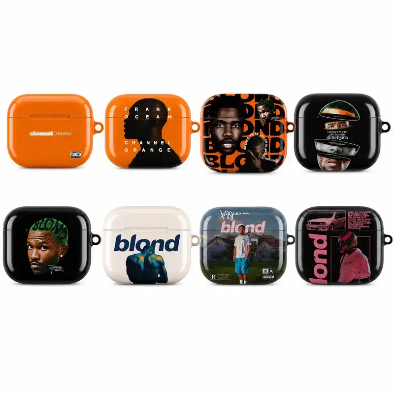 F-0cean AirPods Case - Rapper Aesthetic Cover for AirPods 1-4 and AirPods Pro Case, Shockproof Protective Sleeve for AirPods