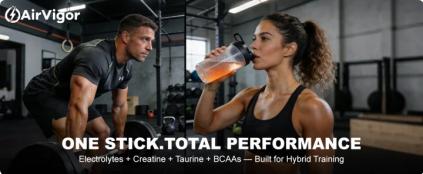 Portable Electrolytes, Micronized Creatine Monohydrate & Amino Powder Sticks - 0 Sugar, Low Calorie Healthy Drink Mix, Vegan Powdered Nutrition Supplement for Workout Recovery & Sports Hydration, 20 Count