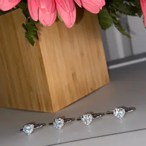 Gemmy Aquamarine Heart Ring