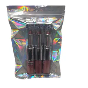 Lipstick Set - 3 set Vibrant Matte Colors for Everyday Use - Hydrating Waterproof Classic Liquid Shade Gift Set Makeup Cosmetic Glossy Daily Red Pink Rose Nude-Brown Nude-Pink Plum Burgundy