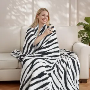 BLUNIQUE Leopard Blanket | Elegant Comfort Ultra Soft Cozy Animal Print Blanket for Couch, Bed, Sofa | Lightweight Western Decor Plush Cheetah Throw | Perfect for Women & Teen Girls, Beige | Father's Day Gift Ideas