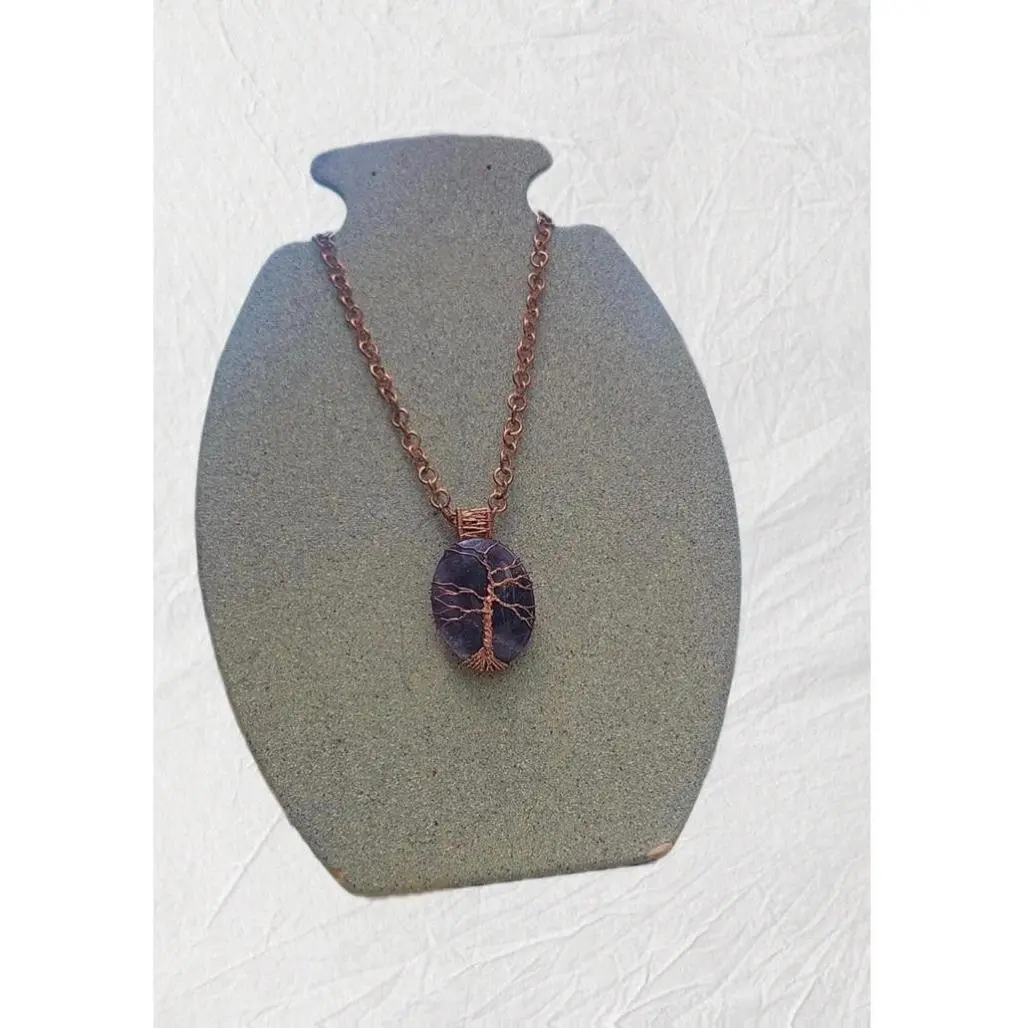 Copper Wrapped Amethyst