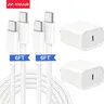 2 Pack 20W Super Fast USB-C Charger with 6FT/10FT Type-C to C Cable Kit, High Speed Charging Block for iPhone 15/16/17/18, iPad Pro/Air/Mini, Universal USB C Cell Phones, Portable Travel Charging Adapter