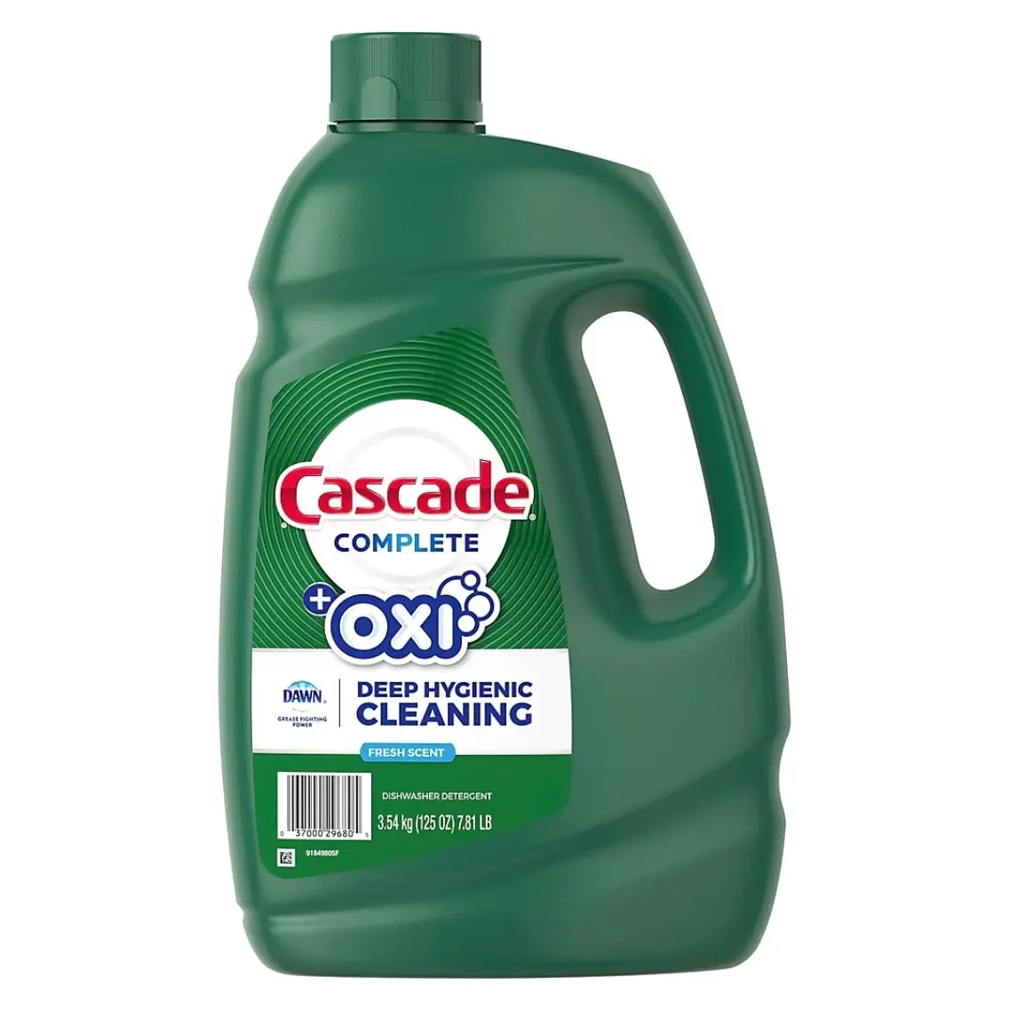 Cascade Complete Gel and Oxi Dishwasher Detergent, 125 fl. oz.