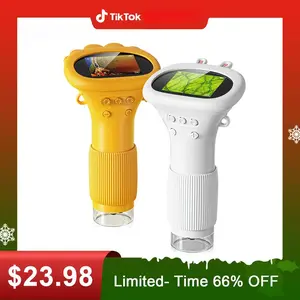 Microscope 1000X Handheld Digital Microscope Portable Mini USB Microscope Camera for Science Education Fun Birthday Gift Springtok