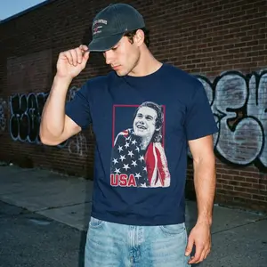 Jack Hughes Usa Gold Hockey Shirt, Patriotic hockey Fan Tee, American Hockey Pride Gift