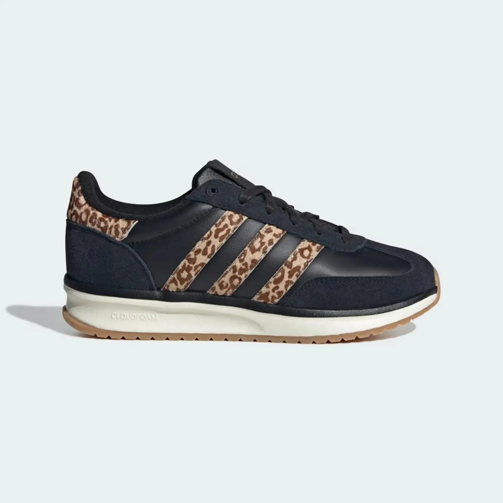 adidas Run 70s 2.0  Leopard Black Magic Beige (Women's) KI5790 New Sneakers