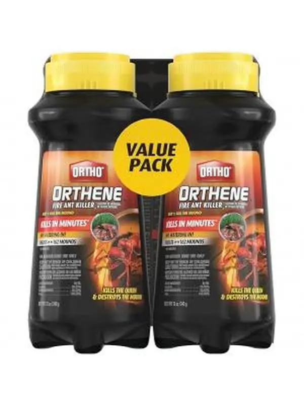 Ortho Orthene Fire Ant Killer Granules, 12oz Outdoor Pest Control Agent with Acephate & Built-In Seal Opener, Low Odor Bug Killer, Fast-Acting Pest Control Solutions (Kills in Hours)