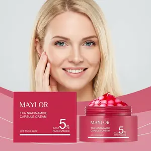 MAYLOR TXA Niacinamide Capsule Cream 5% Niacinamide Ultimate Dual Radiance Moisturizer for Uneven Skin Tone Texture Glow Hydration Daily Facial Hydrating Oil Moisturizing Hydrate niacinamide vitamin c Cream with Niacinamide