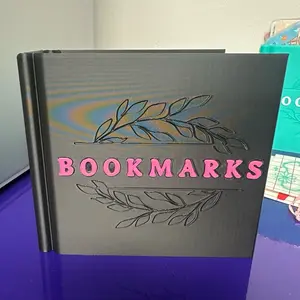 3D printed bookmark holder