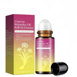 Cyperus Rotundus Oil, Natural Cyprus Cypress Rotundus Oil for Hair Removal, Reduces Unwanted Hair Growth, Soothes Skin & Minimizes Pores for All Skin Types