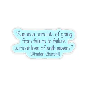 Success Decorative Stickers - 4 different sizes, 100% Vinyl with 3M glue