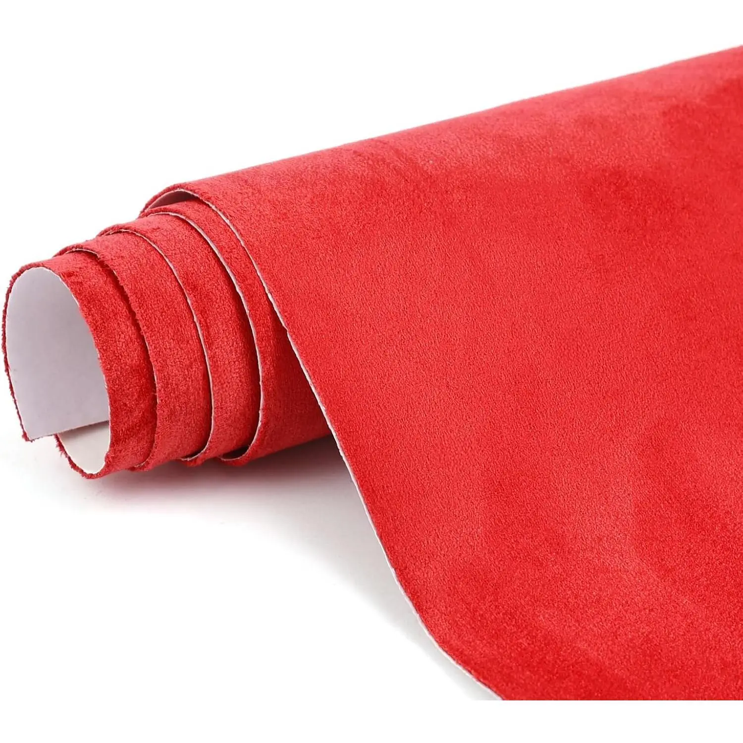 Luxury Suede Microfiber Fabric, Versatile Wrap Material for DIY Upholstery and Accessory Crafting Projects, Solid, Car Interiors, Diy Crafts, No, Plain