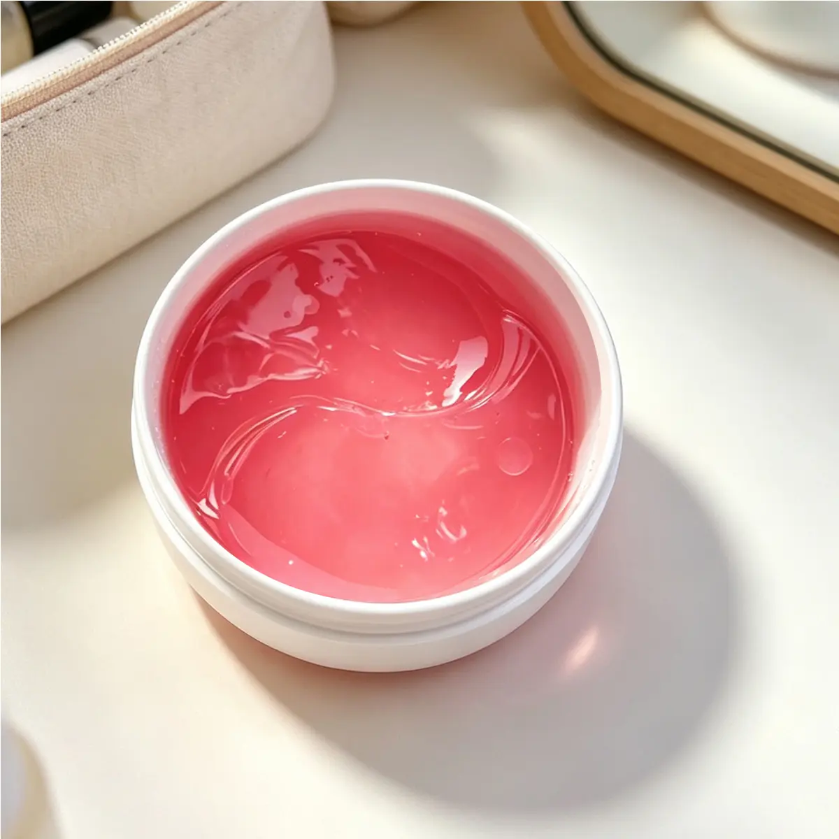 Pink PDRN Collagen Hydrogel Eye Patch - 60-Count Gentle Hydrating Nourishing Under Eye Mask for All Skin Types, Korean Daily Care Moisturizer Serum with Peptides to Reduce Puffiness, Dark Circles, Ideal Gift