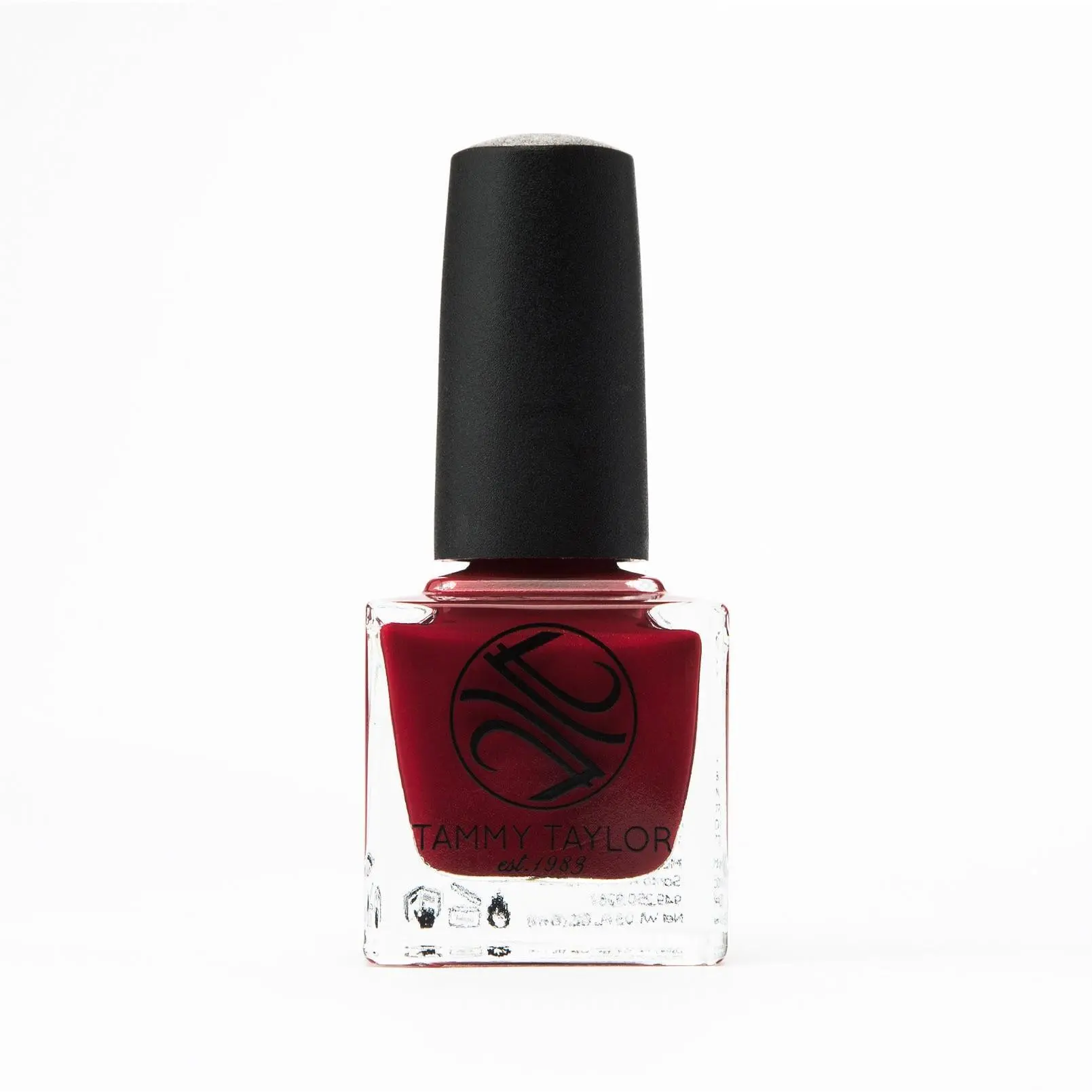 Tammy Taylor Nails All Dressed Up Nail Lacquer - Red Burgundy with Shimmer, 20g, Long Lasting, Smooth Application, Five-Free Formula
