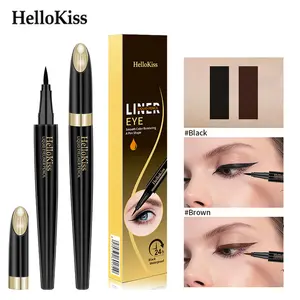 HelloKiss Long-lasting eyeliner - lightweight, waterproof, vegan,cruelty-free,24-hour smooth application,ultra- creamy and silky smooth texture.
