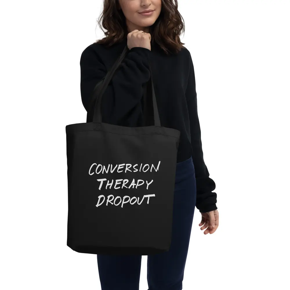 Conversion Therapy Dropout Tote Bag
