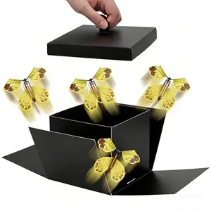Butterfly Surprise Gift Box, Butterfly Patterned Gift Box, Butterfly Explosion Gift Box, Birthday or Graduation DIY Gift Box, Party Gift Box