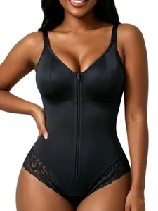 1 Piece Women's Colombian Fajas Full Body Shaper, Shapewear, Adjustable Shoulder Straps & Hook Closure Design, High Compression Bodysuit for Tummy Control and Butt Lifting, Shaping Jumpsuit, Compression Tummy Tuck, Sports, Workouts and Daily Active Wear