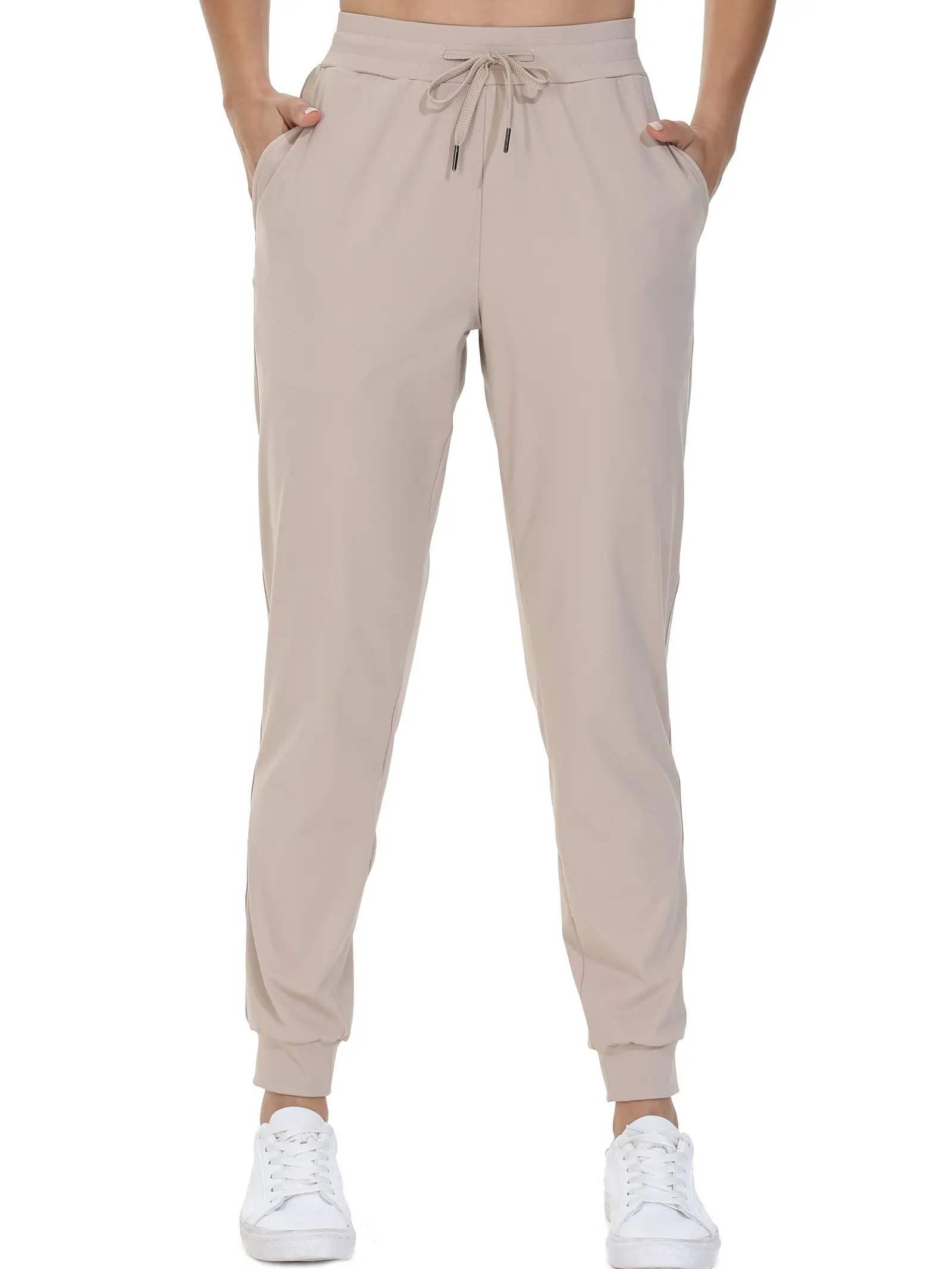 Athletic Joggers for Women with Pockets Workout Running Track Pants Golf Stretch Tapered Comfy Gym Active Training Sport Sweatpants Lounge Casual Travel Jogging Outfits Trendy Clothes