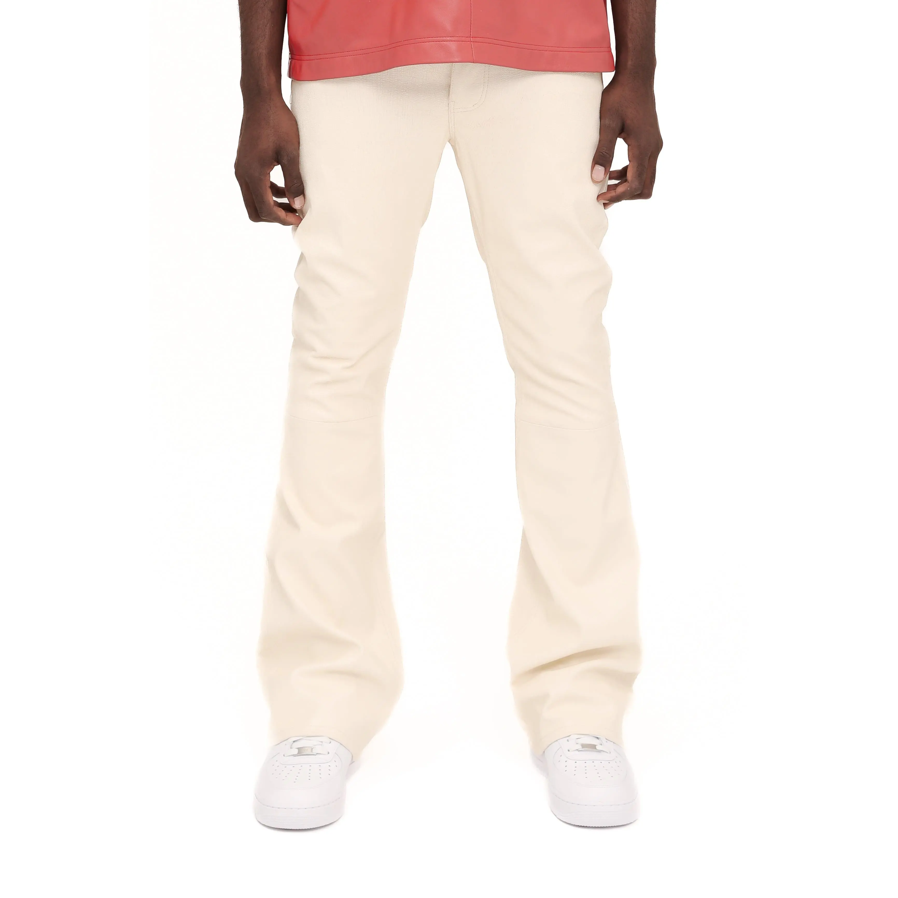 Leather Flare Pant