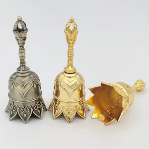 Metal Bell Classic Novelty Toy - Loud-Sound Gadget, Stress Relief Decoration for Teachers, Tibetan Meditation Use