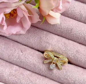 Double Band bow ring