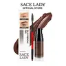 SACE LADY 3D Silica Eyebrow Gel (6ml) - Brush-On Colored Cosmetic, Waterproof, Smudge-Proof Tinted Brow Cream for Flawless Instant Eyebrow Tint & Daily Shaping, 24-Hour Wear