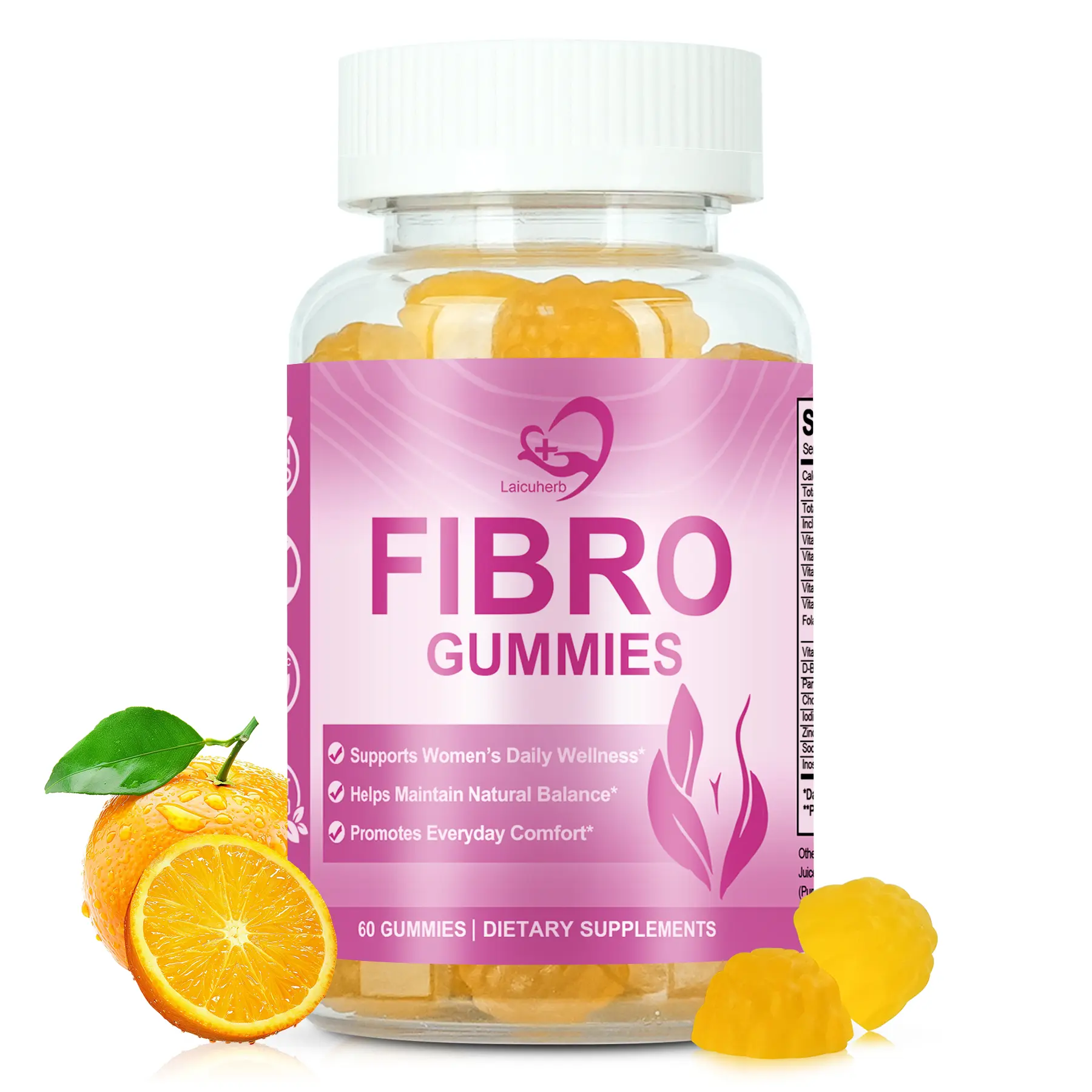 Fibroid Gummies for Fibroid Shrink & Ovarian Cysts, 60 Count Fibroids Shrinking Gummies, Natural Remedy Ovarian Support Gummy for Women Ovary and Uterus Cleanse