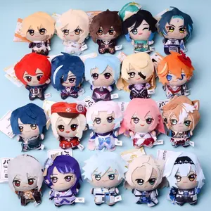 2026 new 10CM Impact Tartaglia Kaeya Diluc Venti Xiao Klee Plush Pendant Toy  Mini Keychain Doll Backpack Accessorie For Gift