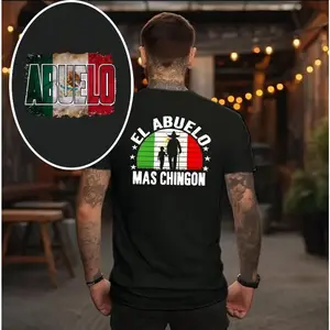 El Abuelo Mas Chingon Shirt Mexican Grandpa Shirt Father’s Day Present for Dad Graphic Tee Tshirt for Men Best Dad Gift Ever 2026