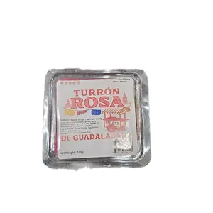 Turrón Rosa de Guadalajara – Authentic Mexican Candy 4.5-oz (100g) – With 1 Chamoy + Tajín powder Mexican candy