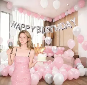 Birthday Balloon Decoration Set,Not Prone to Air Leakage,Thickened Material,Elevating the Vibe,Enhance the Atmosphere,Home Birthday Party,Celebration,Photo Prop