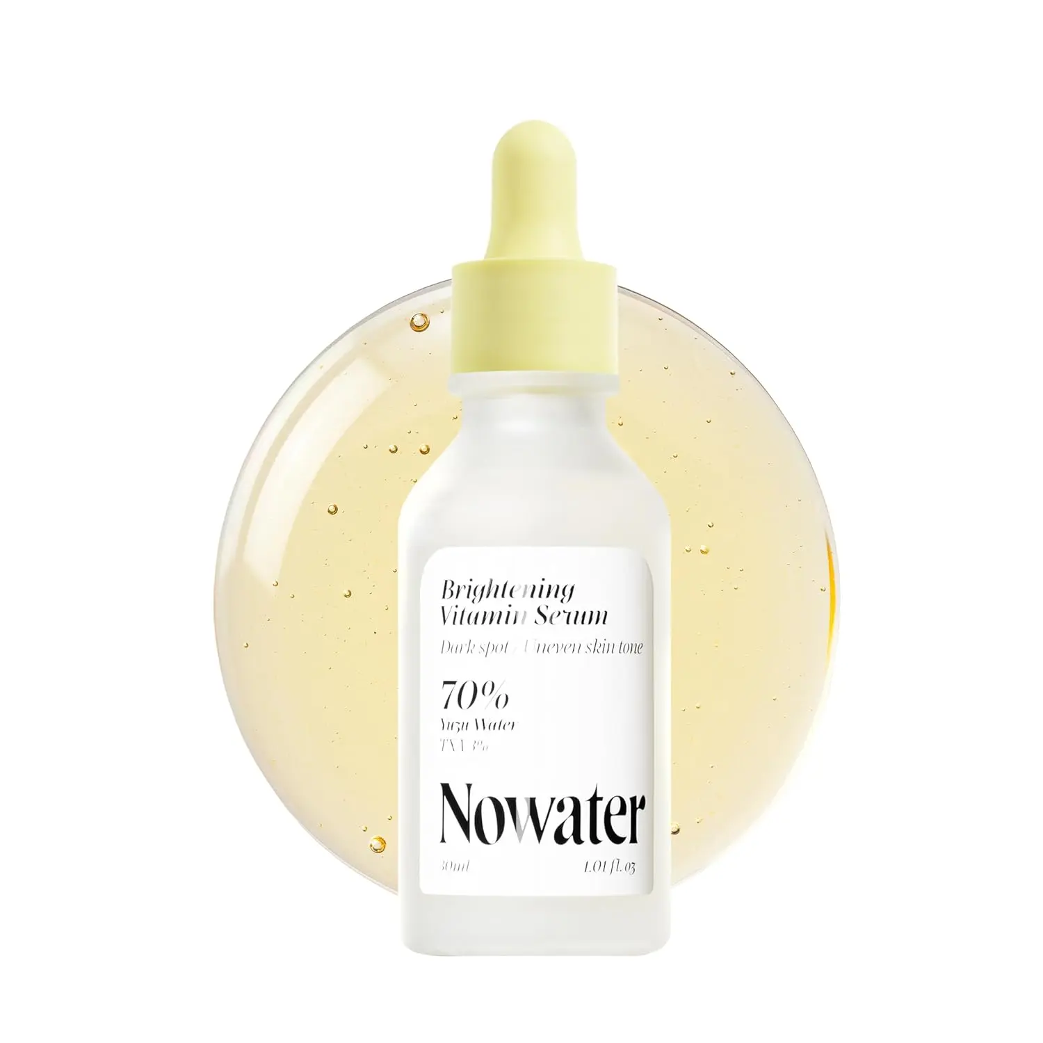 NOWATER Ethylated Vitamin C Serum 1.01 fl oz - Korean Skincare for Aging Care & Hydrated Glow with 3-O-Ethyl Ascorbic Acid