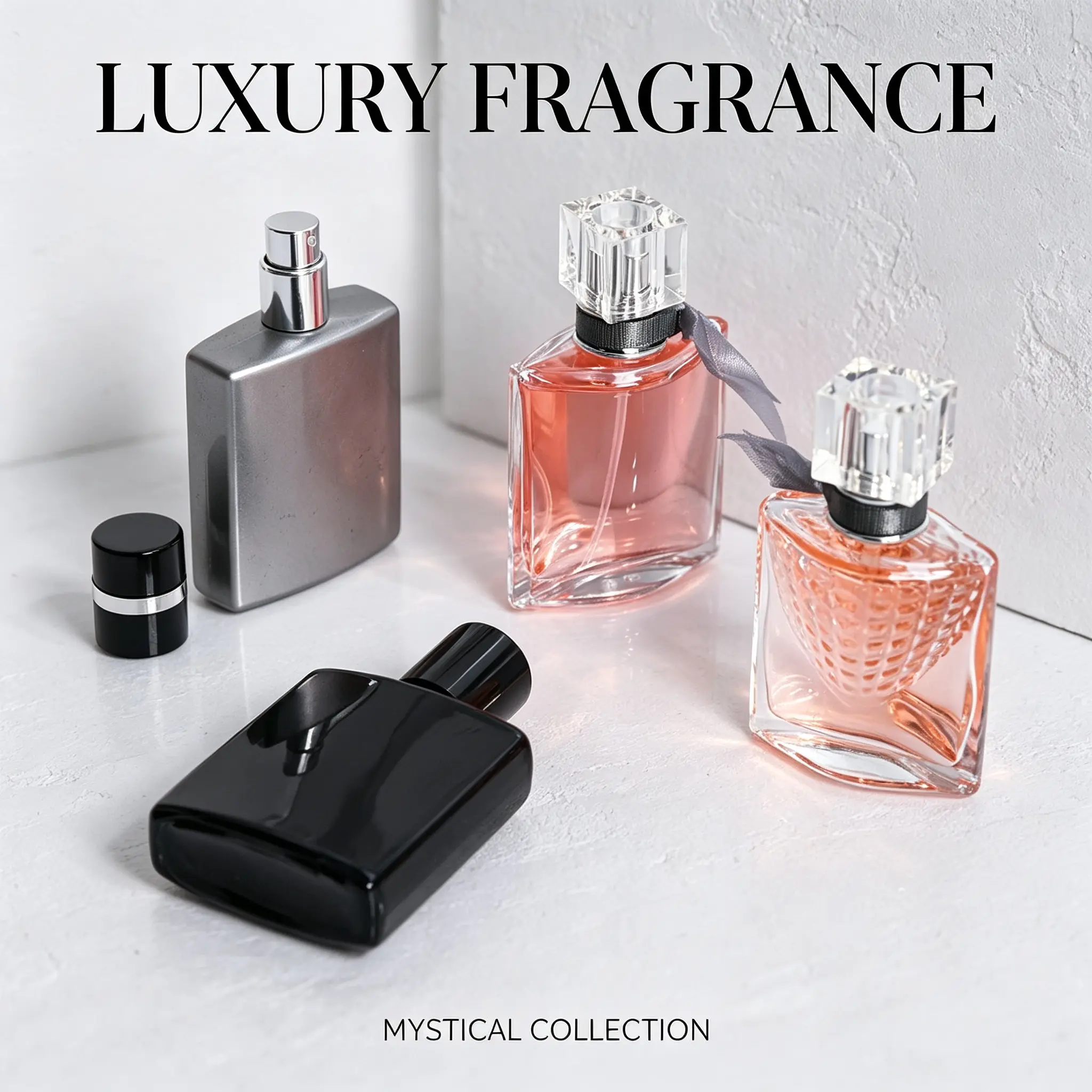 MYSTICAL 4-Piece Perfume Gift Set – 30ml x 4 Eau de Parfum Natural Spray for Women & Men, Luxury Fragrance Collection in Elegant Gift Box, Perfect Birthday Holiday & Anniversary Present