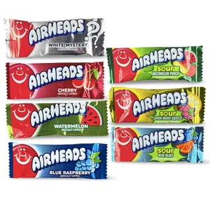 Airheads Mini Chewy Candy Bars - 1 lb Sweet Sugar Candy | Choose Sour Variety, Regular Variety, or Single Flavor (Cherry, Watermelon, Mystery Options)