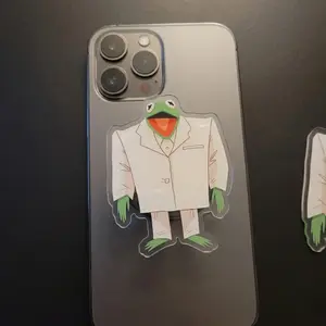 The Frog Talking Heads Once in a Lifetime Magnetic Phone Grip, Cute Aesthetic Magsafe Phone Holder, Bookish Kindle Grip, Trendy Griptok