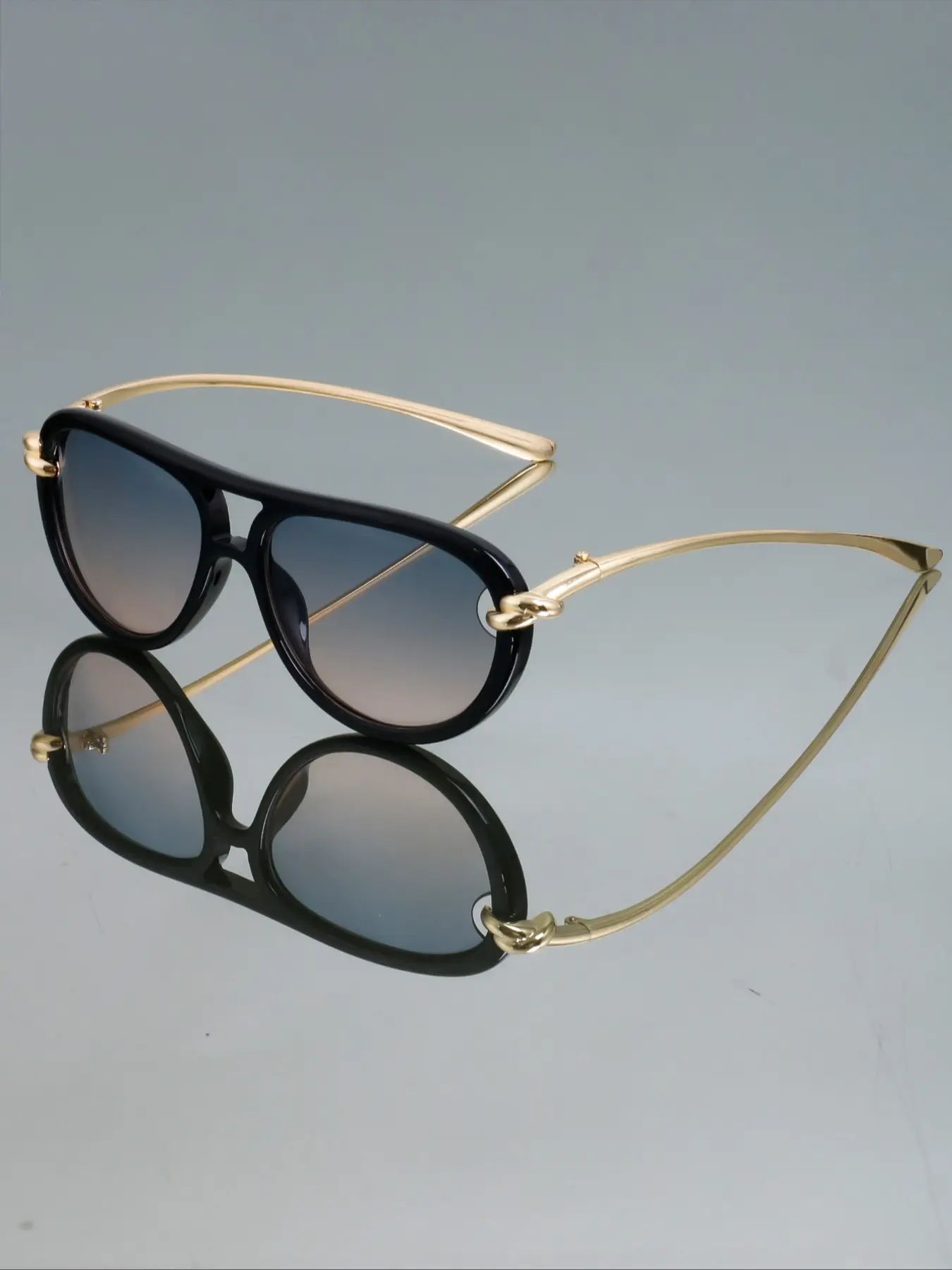 New Vintage Oval Fashion Glasses, Unique Temple Design, High-End Elegant Style Eyewear, Suitable for Women & Men, Perfect for Photography & Daily Wear, Casual Stylish Glasses