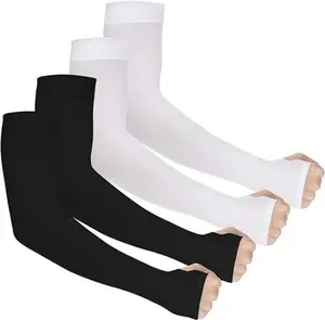3 Pairs UV Sun Protection Arm Sleeves UPF 50 for Men and Women Compression Cooling Sleeves for Tattoo Cover Up and Sports Performance