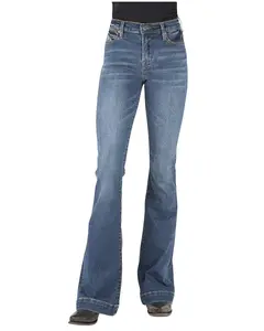 Stetson Women's High Rise Flare Jeans - 11-054-0921-2404 Bu