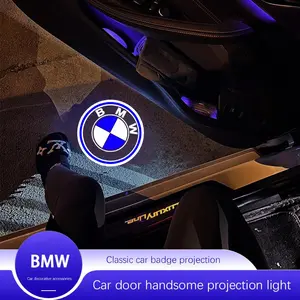 2pcs Car Door Projection Lights BMW Logo Welcome Lamp For BMW E46 E90 E60 F30 F10 E39 E36 F20 G20 G30 E92 E87 E91 X5 E70 F11 E30 F31 X3 F25 E61 E83 X1 E53 E87 F40 F32 E70 F36 LED Car Lights