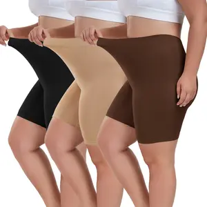 PLUS SIZE XL-4XL Women's  Shaping Boyshorts Panties Tummy Control Underwear Shapewear Slip Shorts For Under Dress, Women Comfortable Biker Shorts for Yoga Workout