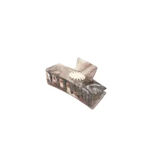 Casa Clara Lara Hair Claw Clip in Smoky Agate
