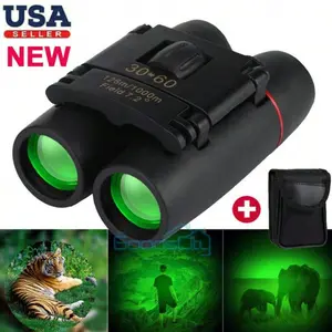 30x60 Binoculars With Day Night Vision Prism High Power Waterproof + Case