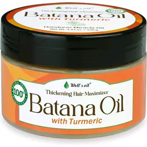 Batana Oil with Turmeric, Honduras Miracle Oil Soothing Scalp Anti Inflammatory Tumeric