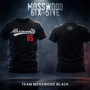 Mosswood 6ix 5ive “Team Mosswood” T-Shirt black