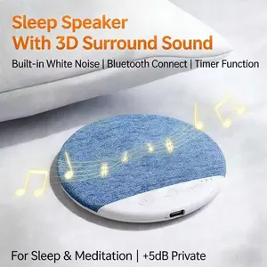 Ultra-Thin Bluetooth Pillow Speaker with Bluetooth 6.0, Soft Immersive Sound Field, Pillow CD Player for Bedtime Music & Audiobooks, Headphone-Free Sleep Speaker, Compatible with Android & iOS desk vibrations
