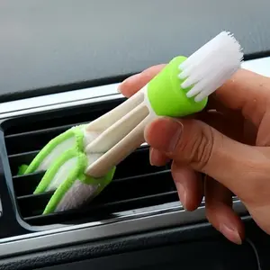 Multifunctional Air Conditioner Louver Brush, Detachable and Washable Door Divider, Corner Cleaning Clip, 1 Piece, Household Cleaning Tool, Home Cleaning Tool